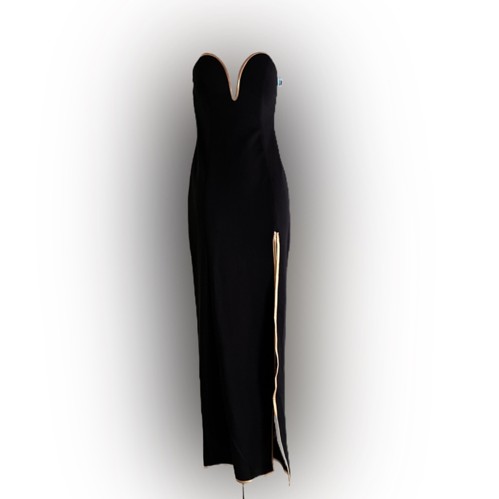 Rare R London black strapless dress size S - Picture 2 of 11